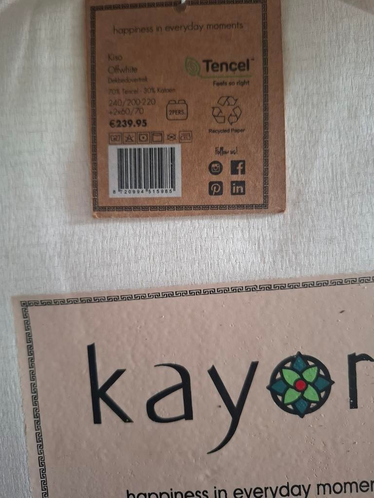 Nieuw met prijskaartje, Kayori kiso dekbedovertrek!, 1 speler, Ophalen of Verzenden, Nieuw, Vanaf 3 jaar