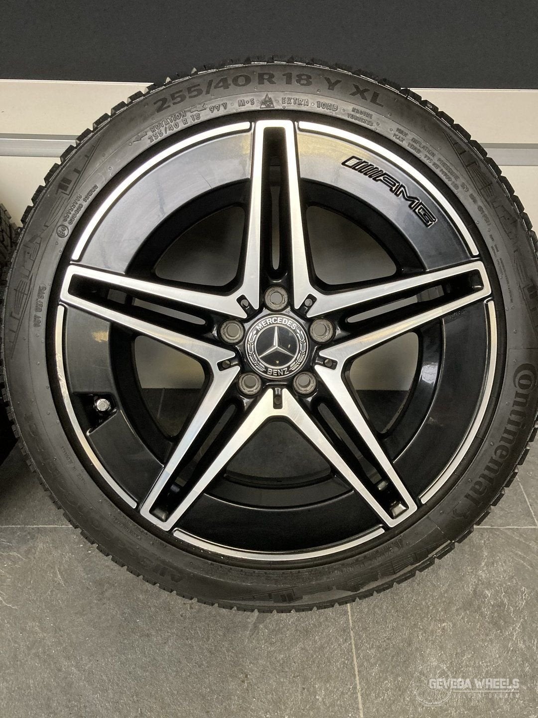 18” originele Mercedes-Benz C W206 velgen + allseason banden, 18 inch, Gebruikt, -, -