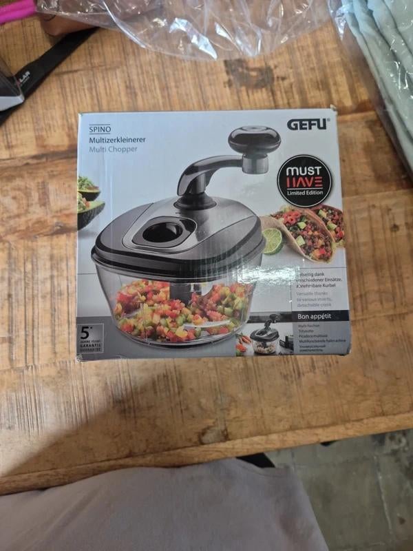 Gefu Multi Chopper Spino, Huis en Inrichting, Keuken | Keukenbenodigdheden, -, Gefu, -, Ophalen of Verzenden