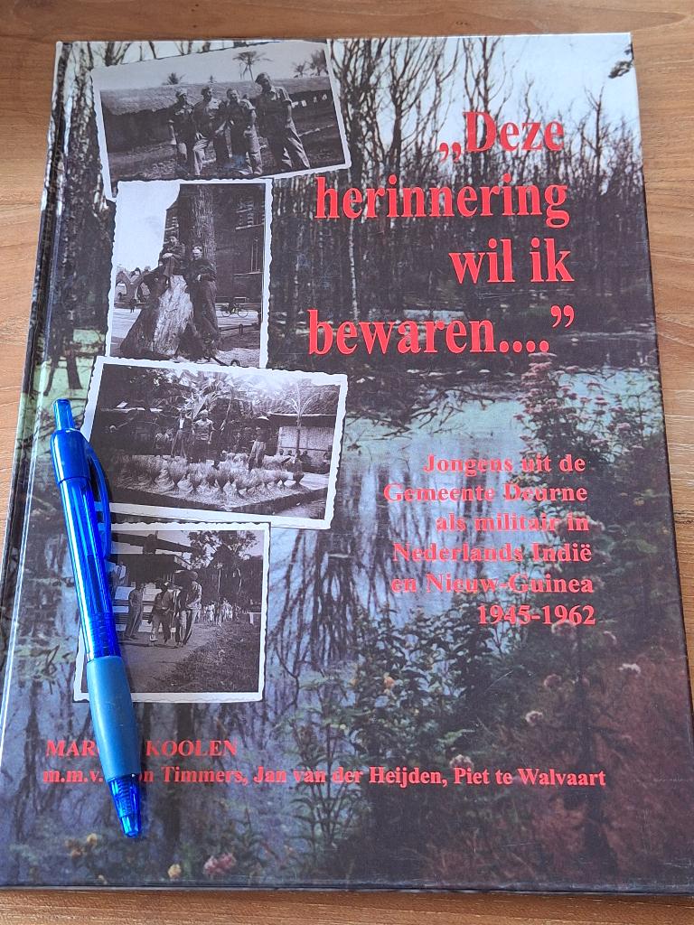 deurne soldaten  nederlands indie, Ophalen of Verzenden, Tweede Wereldoorlog, Zo goed als nieuw, Overige onderwerpen