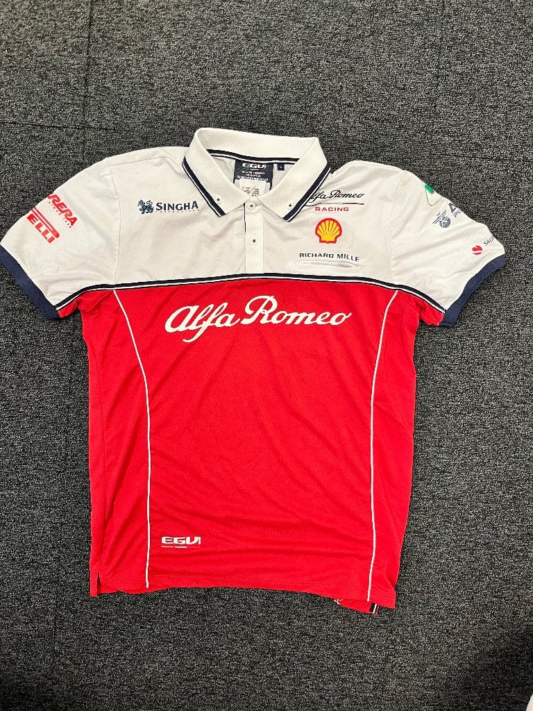 Alfa Romeo F1 Sauber poloshirt maat S nieuw, Ophalen of Verzenden, Nieuw, Maat 48/50 (M)