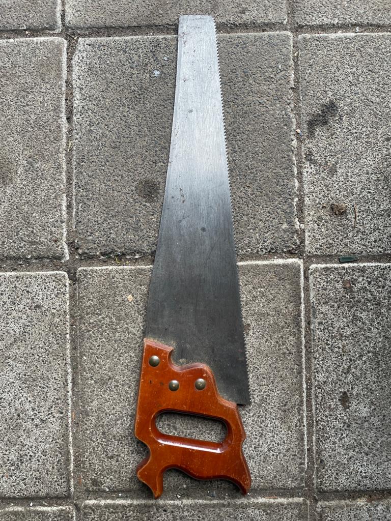 TOPKWALITEIT antieke handzaag No7, in nieuwstaat!, Ophalen, Zo goed als nieuw