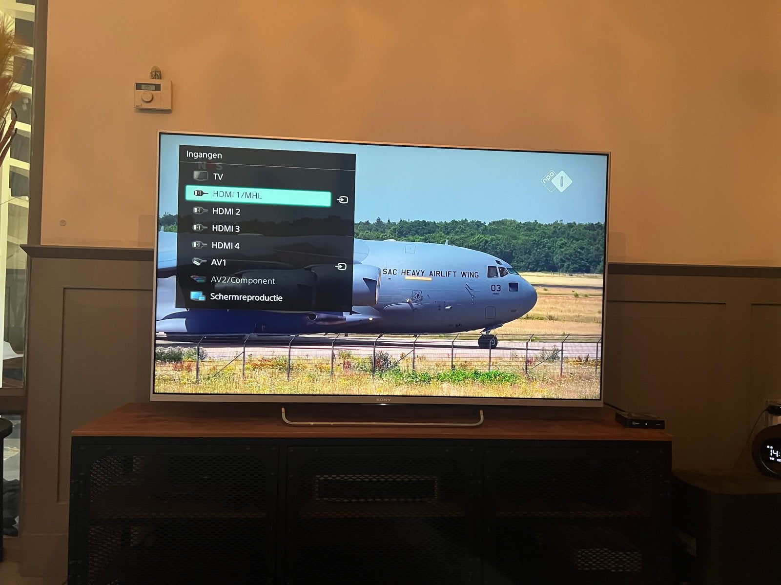 Sony smart tv KDL-55W815B 55 inch, Ophalen of Verzenden, Zo goed als nieuw, Tv en Weergevers