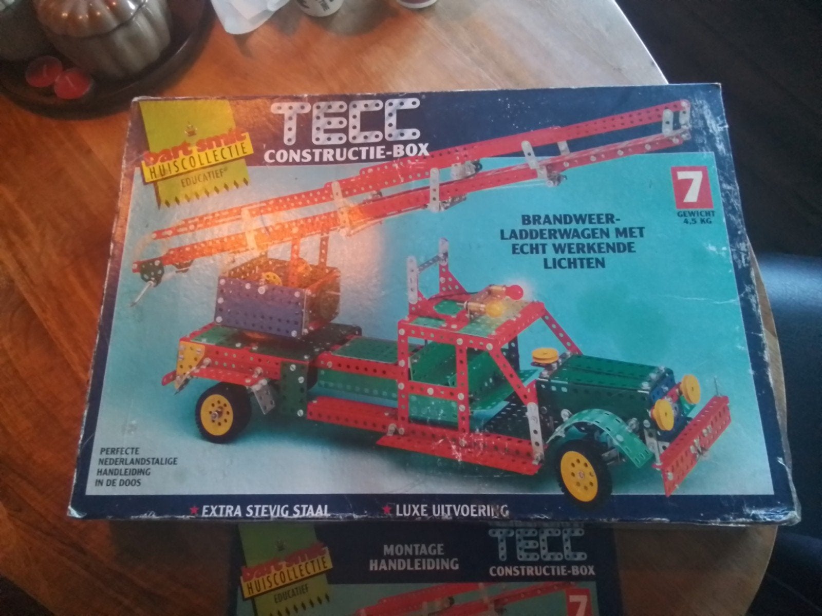 TECC Constructie-Box Brandweer Ladderwagen met Licht, Ophalen of Verzenden