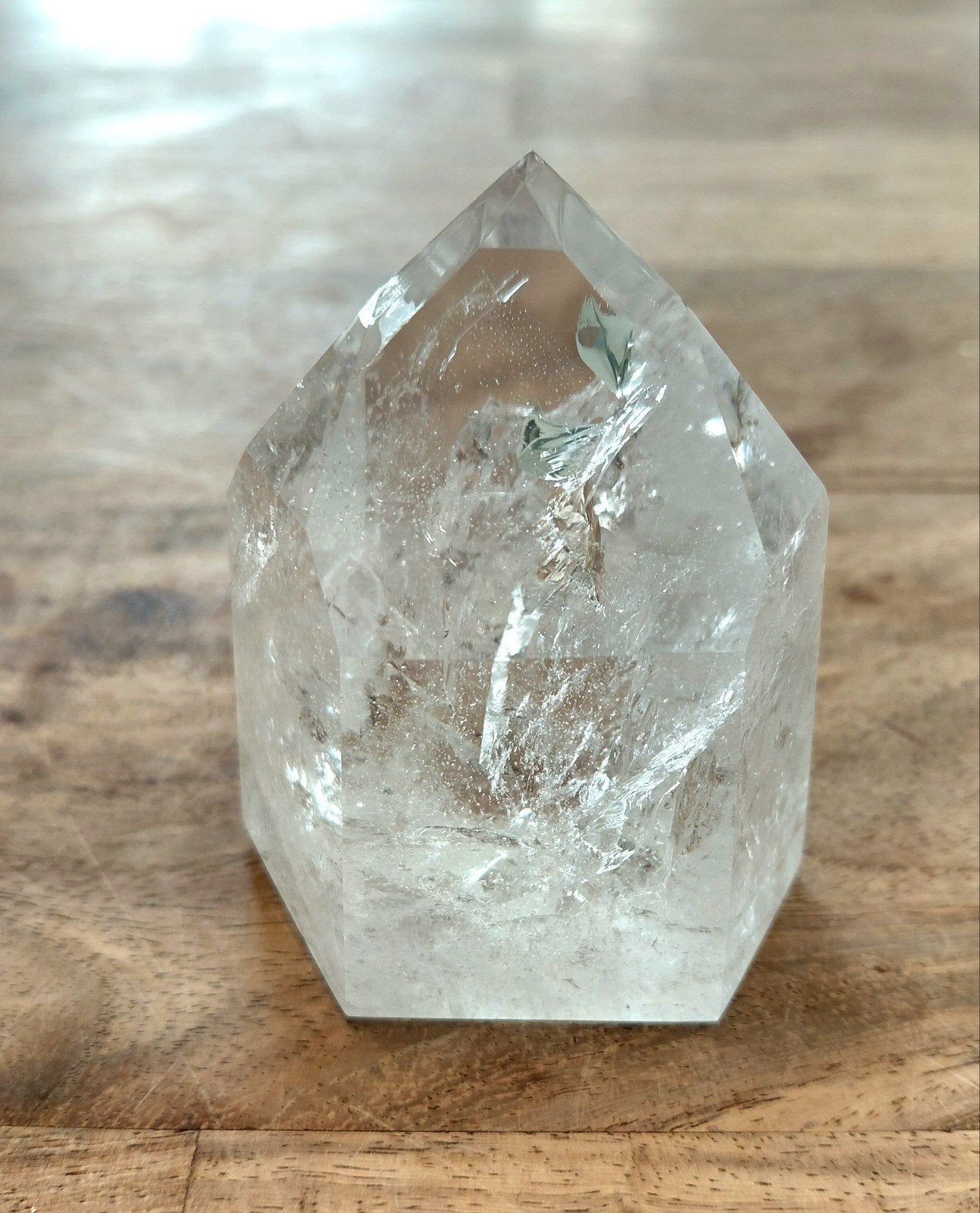Regenboog bergkristal punt, Ophalen of Verzenden, Nieuw