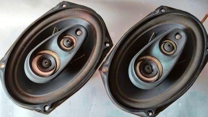 Set Pioneer TS-A6980 autospeakers - coaxiale 4-way 200 watt, Auto diversen, Autospeakers, Zo goed als nieuw, Ophalen of Verzenden