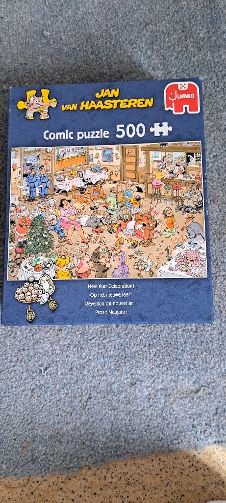 Puzzels jan van Haasteren, Ophalen of Verzenden, 500 t/m 1500 stukjes, Gebruikt, Legpuzzel