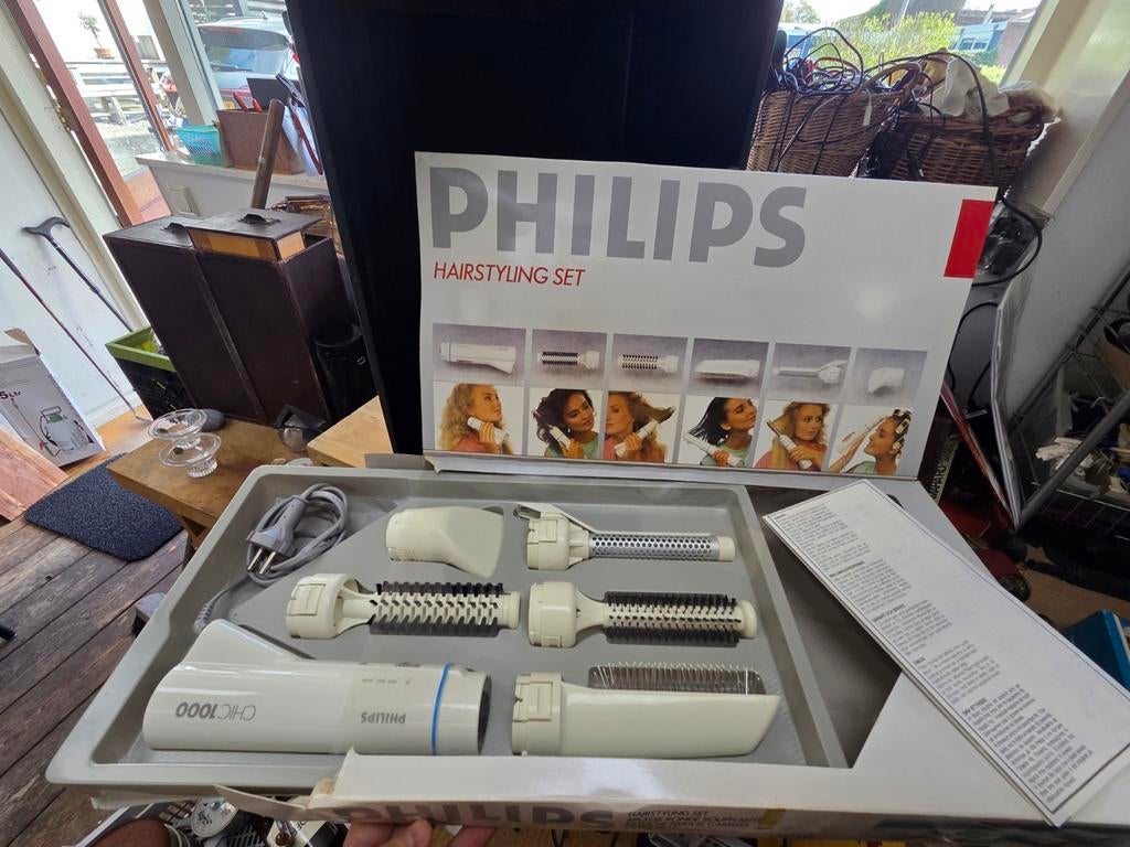 Philips Hairstyling Set HP 4520 - Complete Föhnset, Ophalen of Verzenden, Zo goed als nieuw, Haarverzorging