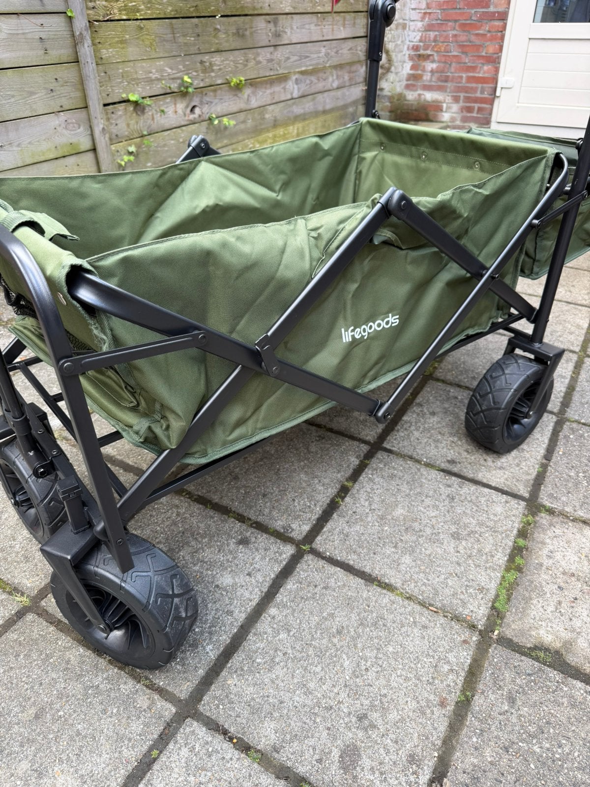 Bolderkar – Tot 120KG – 90L –groen nieuw in doos ongebrukt, Ophalen of Verzenden, Nieuw
