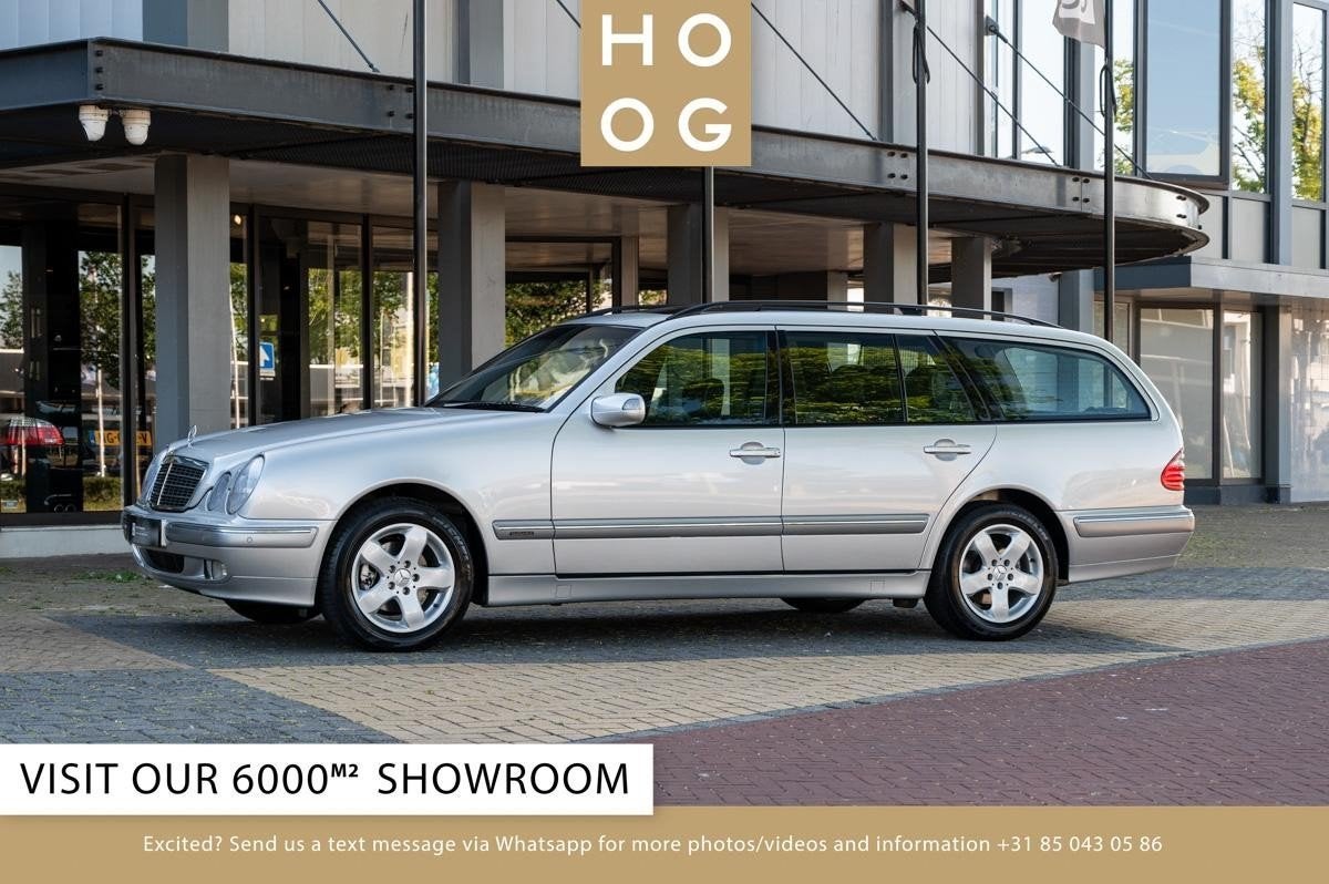 Mercedes-Benz E-Klasse E240 Elegance Combi W210 (bj 2000), Auto's, Oldtimers, Bedrijf, Te koop, Lederen bekleding, Mercedes-Benz