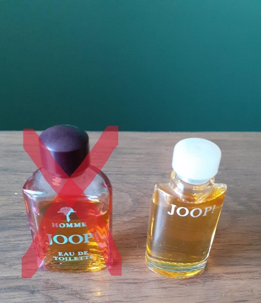 JOOP miniaturen, Verzamelen, Parfumverzamelingen, Ophalen of Verzenden, Zo goed als nieuw, Miniatuur, Gevuld