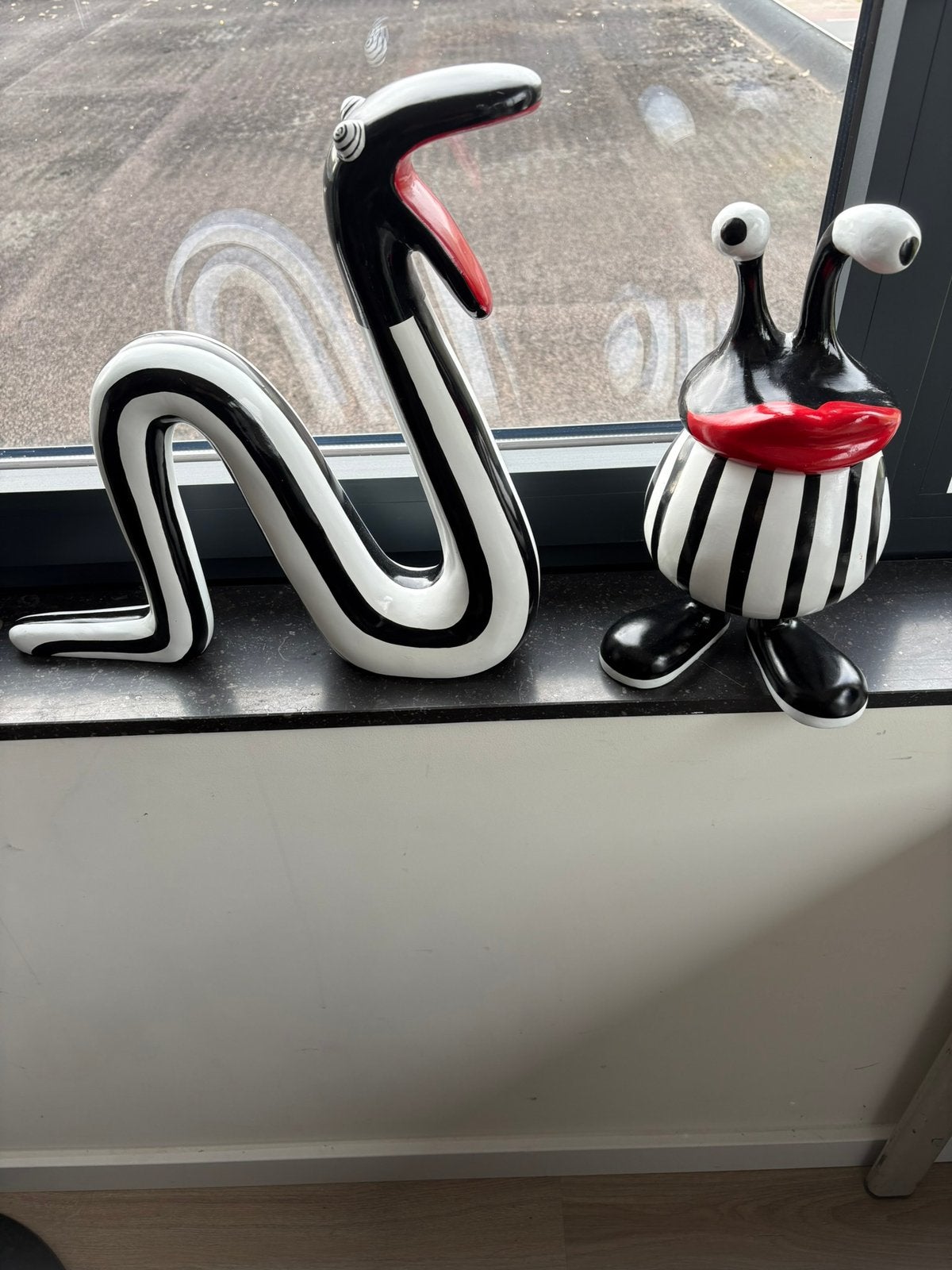 Niloc Pagen zwartwit pop-art designobjecten,gesigneerd,kunst, Antiek en Kunst, Verzenden