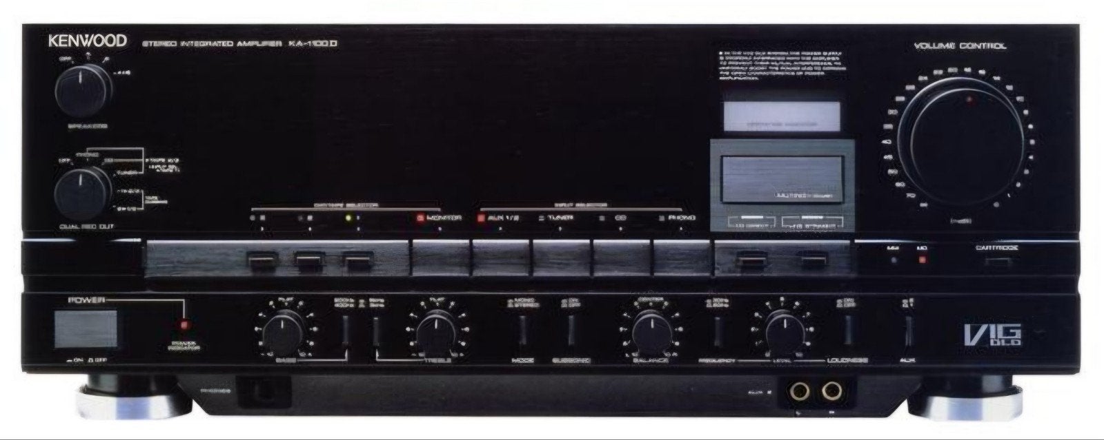 Kenwood KA-1100D 2x160 watt 8 ohm RMS vintage krachtcentrale