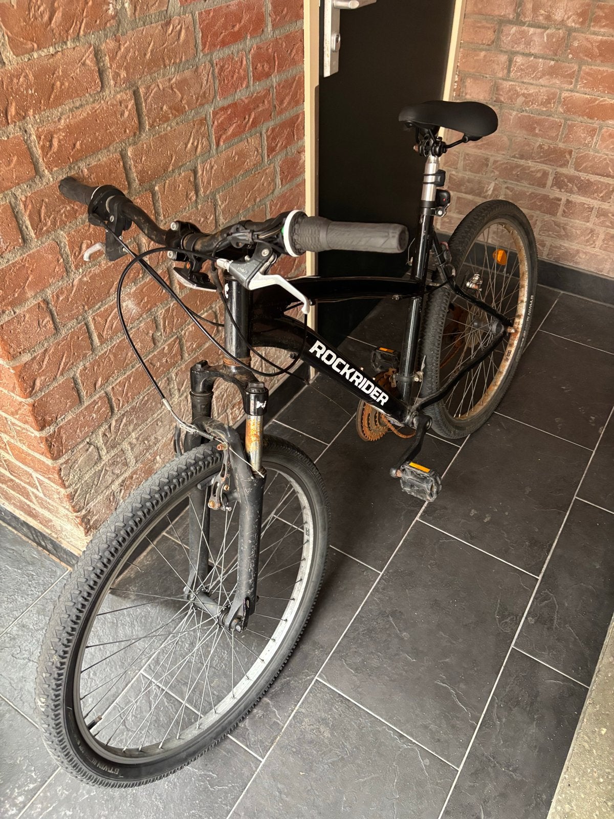 Rockrider mountainbike - Opknapper/onderdelen, Minder dan 10 versnellingen, Gebruikt, Vering, Velgrem