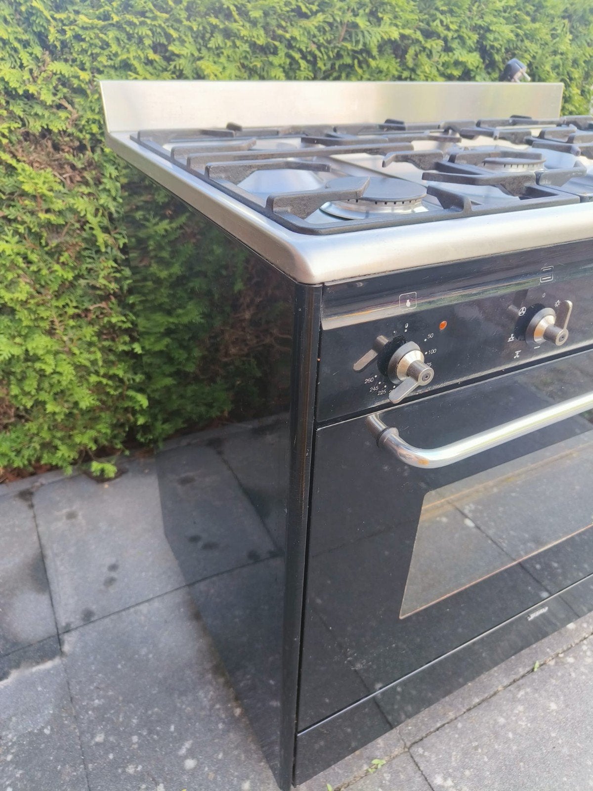 Smeg Fornuis met Gas Kookplaat en Oven, Ophalen, Gebruikt, 60 cm of meer, Gas