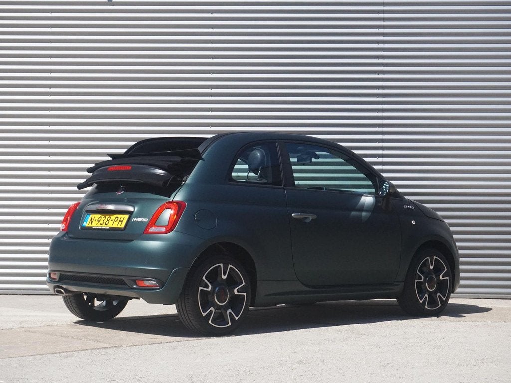 Fiat 500 C 1.0 Hybrid Sport Clima | PDC | Apple Carplay | 16, 12 maanden, Stof, Euro 6, 4 stoelen