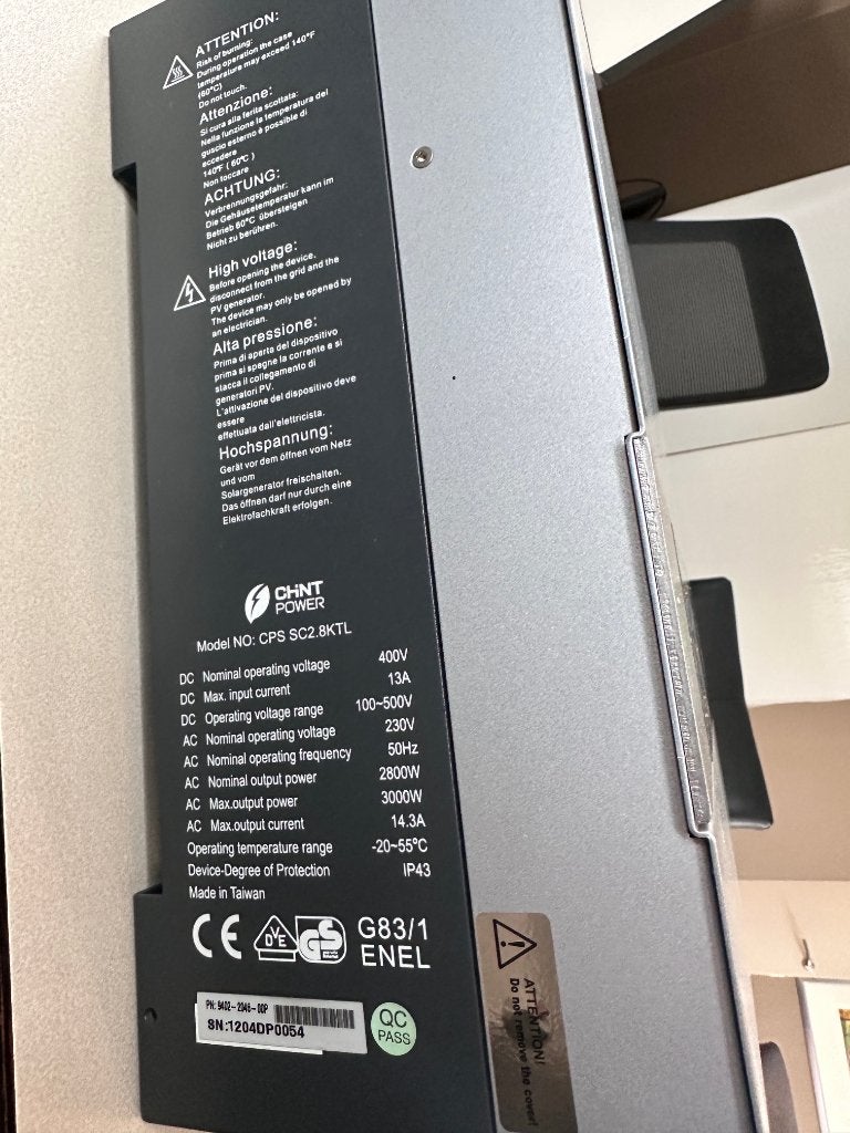omvormer zonnepanelen, Doe-het-zelf en Verbouw, Overige Doe-het-zelf en Verbouw, Ophalen, Gebruikt