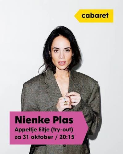 Nienke Plas (Appeltje Eitje zaterdag 31 oktober), Tickets en Kaartjes, Concerten | Nederlandstalig, Drie personen of meer, Oktober