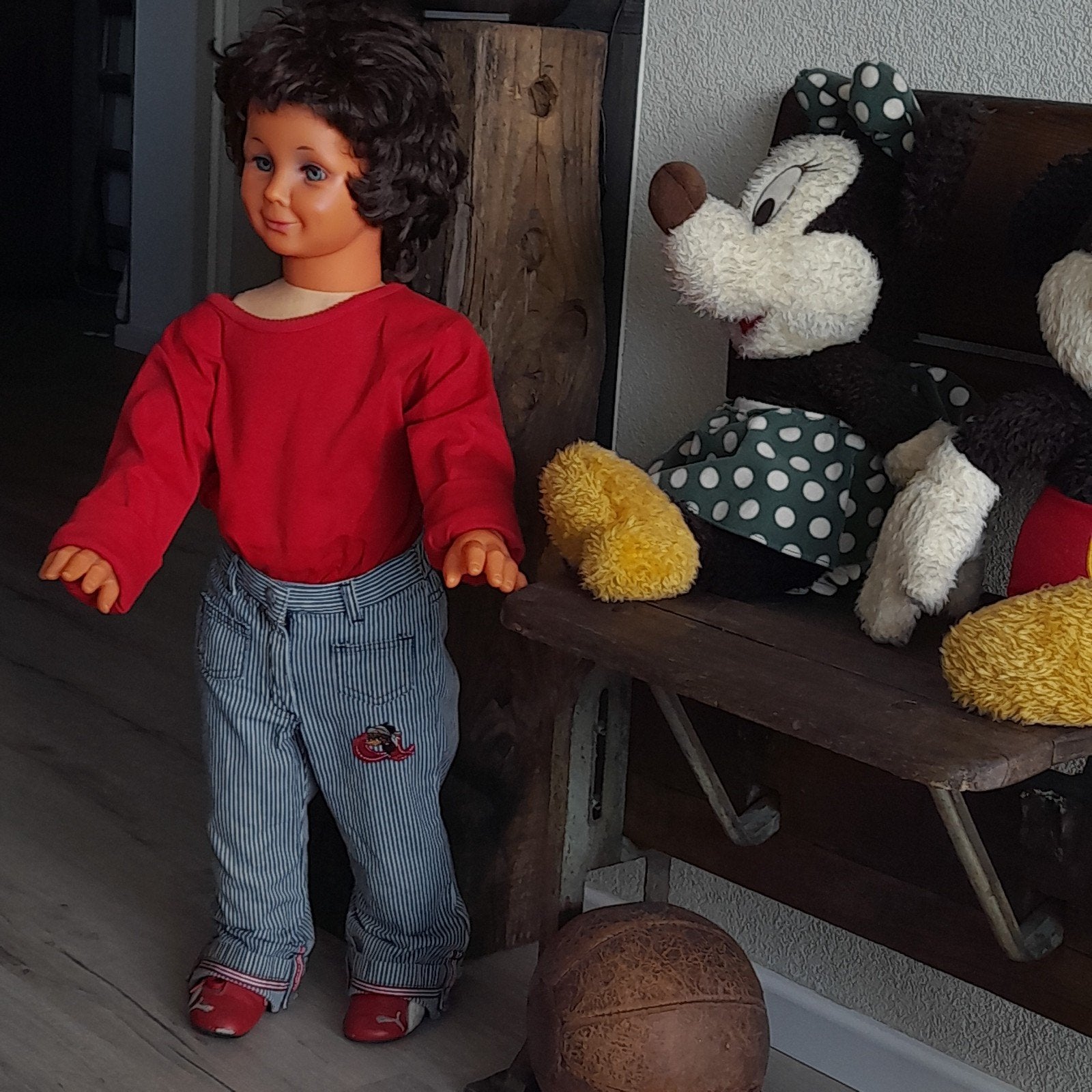 Lissi Bätz - Duitse pop (Lissi Baetz) 90 cm jaren 70/80 🦋, Verzamelen, Poppen, Ophalen of Verzenden, Zo goed als nieuw, Pop