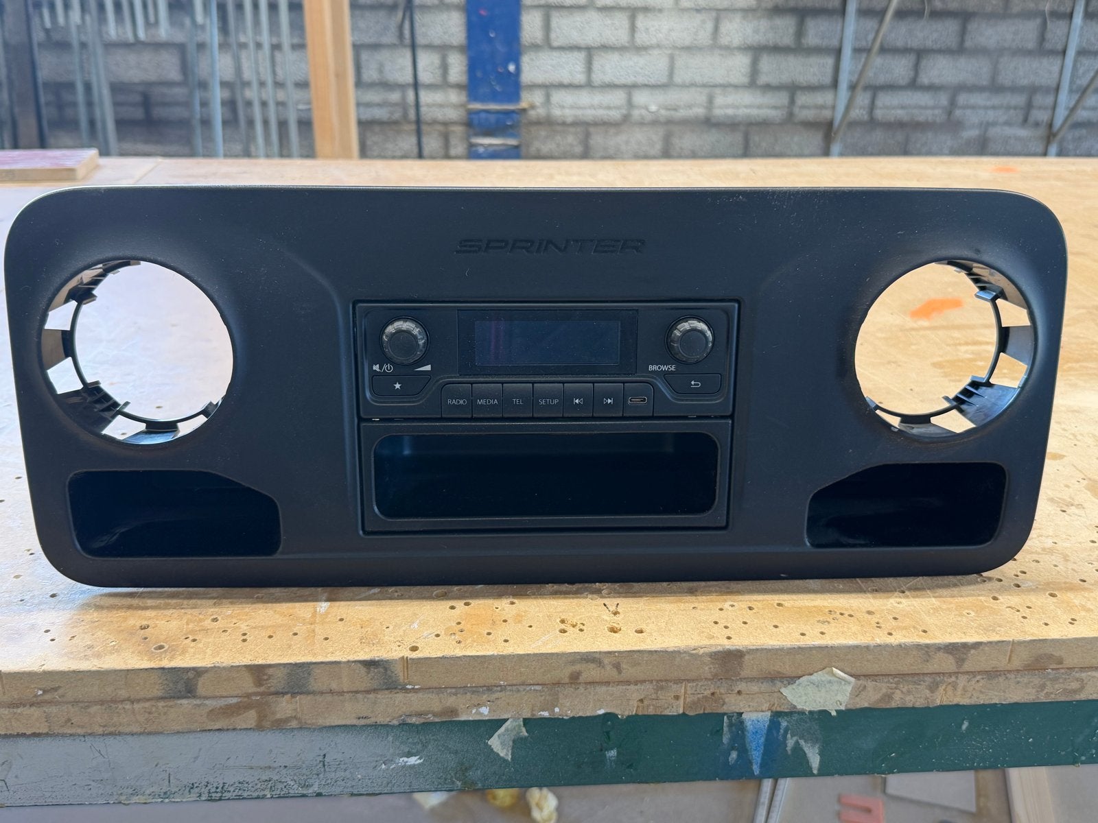 Originele Mercedes Sprinter Inbouw Radio, Ophalen of Verzenden, Gebruikt