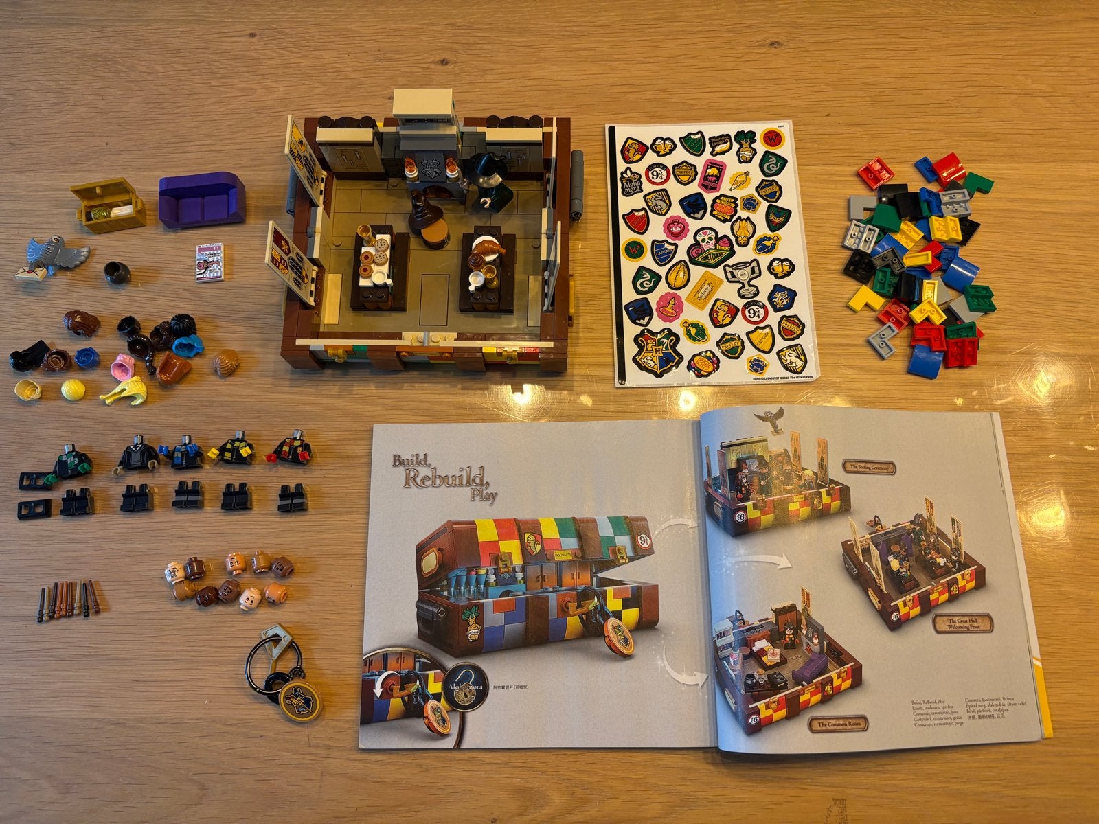LEGO Harry Potter Zweinstein Koffer set 76399 - Compleet, Ophalen of Verzenden, Zo goed als nieuw