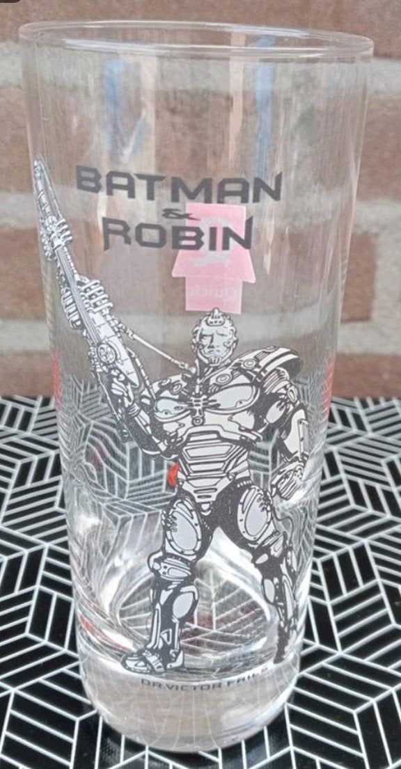 Vintage Batman & Robin Quick drinkglas - Dr. Victor Fries, Ophalen