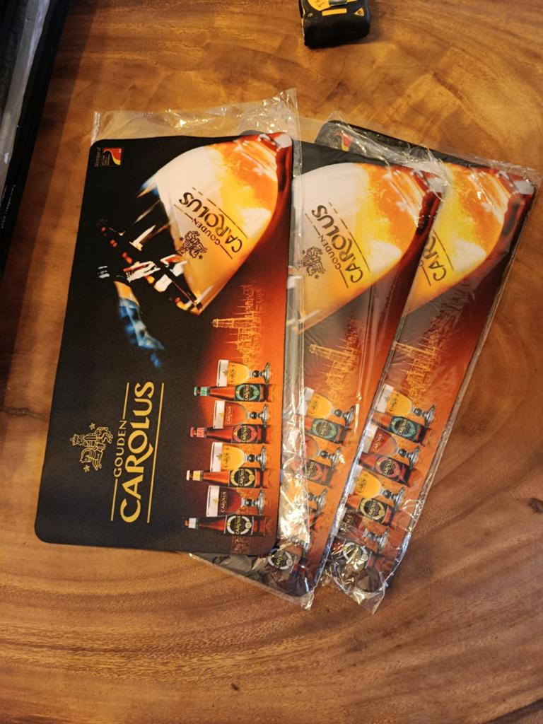 Gouden Carolus barmat, Verzamelen, Ophalen of Verzenden, Glas of Glazen, Overige merken