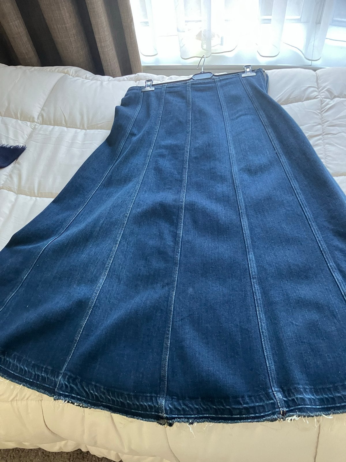 Massimo Dutti denim maxi rok maat 40, Kleding | Dames, Rokken, Maat 38/40 (M), Blauw, Ophalen of Verzenden, Gedragen