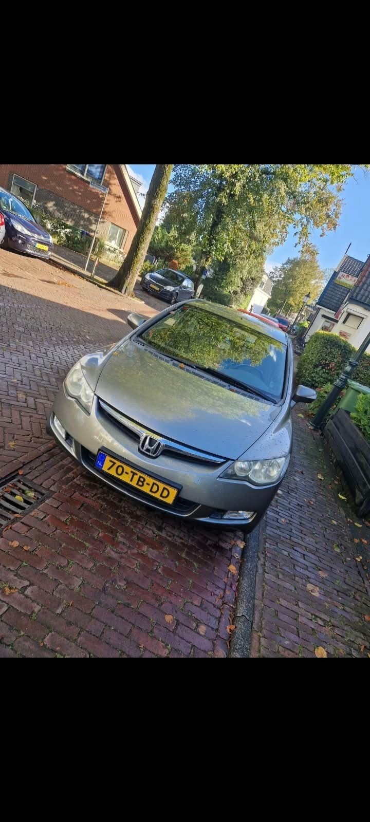 Honda Civic 1.3 Vtec Hybrid 4DR C-tr. 2006 Grijs, Origineel Nederlands, Hybride Elektrisch/Benzine, 22 km/l, Sedan