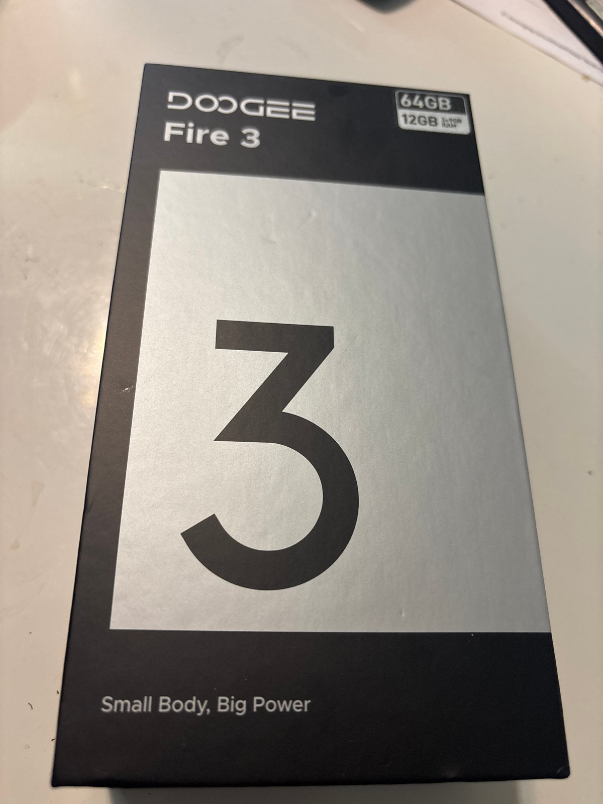 DOOGEE Fire 3 - 1x gebruikt in doos, 64GB opslag, 12GB RAM, Ophalen, Overige modellen, Nieuw, Zonder simlock