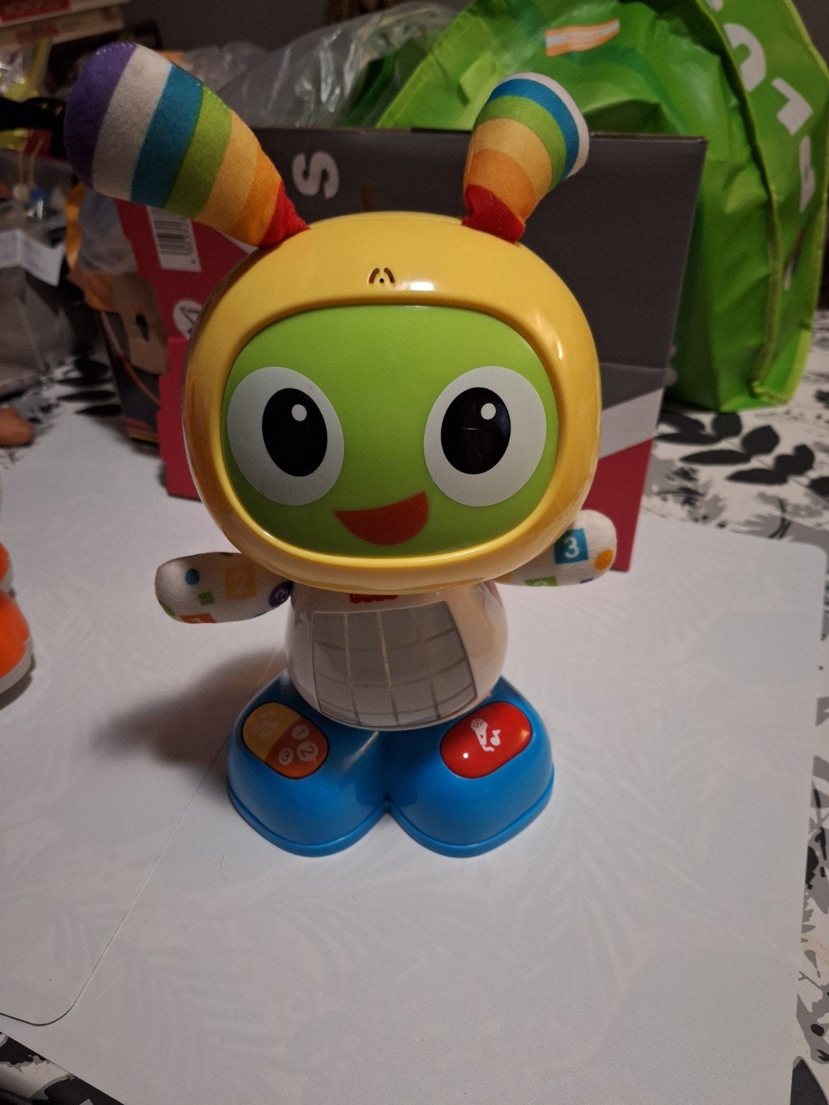 Fisher-Price. Bebo Robot. Vintage., Ophalen of Verzenden, Zo goed als nieuw, Speelset, Met licht