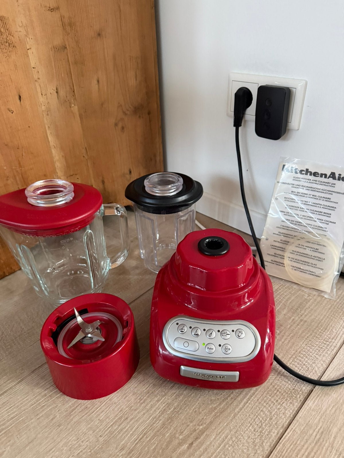 Kitchenaid artisan - blender - keizer rood -, Witgoed en Apparatuur, Ophalen of Verzenden, Zo goed als nieuw, Blender