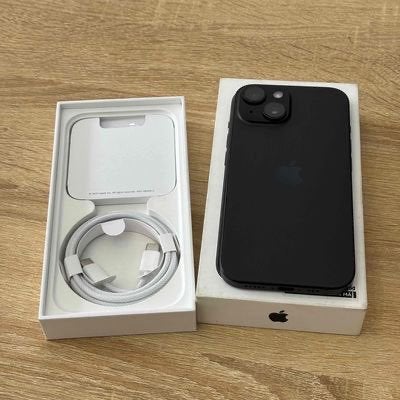 Apple iphone 15 128 GB Zwart garantie., ., Overige typen, Ophalen of Verzenden, Zo goed als nieuw