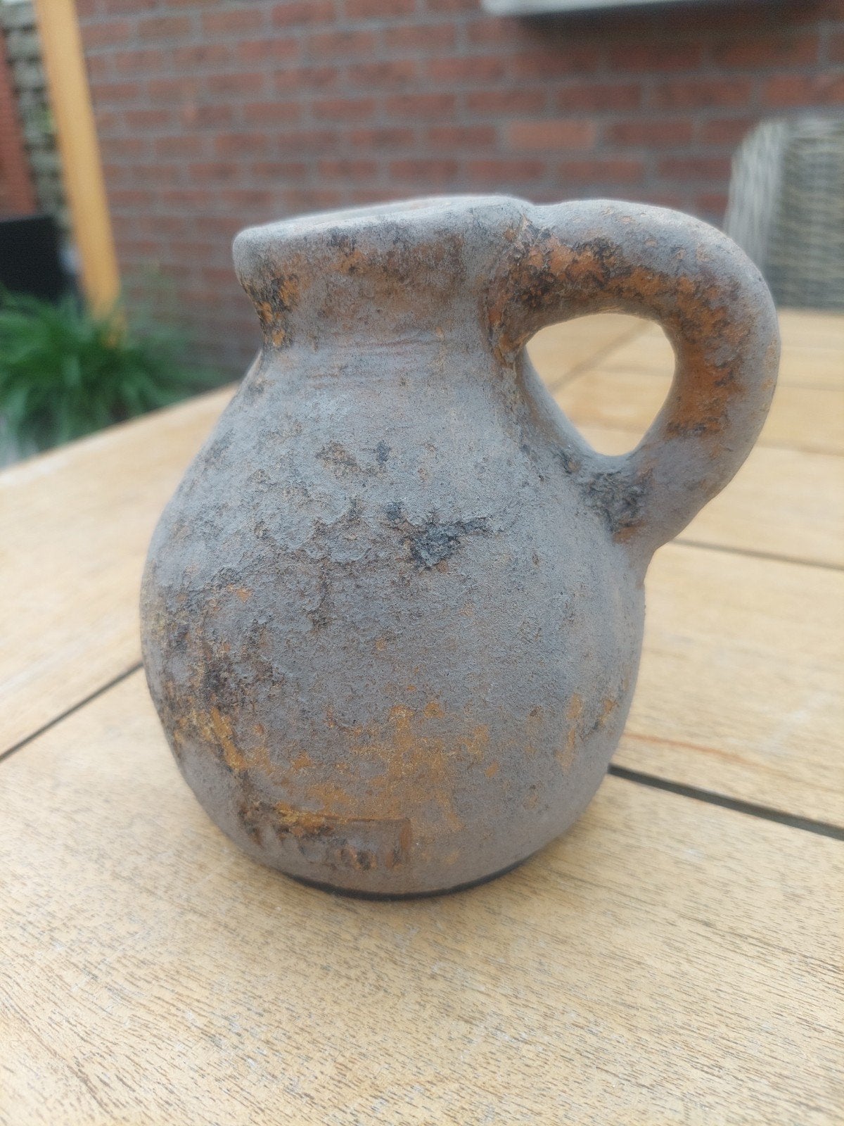 landelijk kannetje voor de decoratie, Huis en Inrichting, Woonaccessoires | Vazen, Ophalen of Verzenden