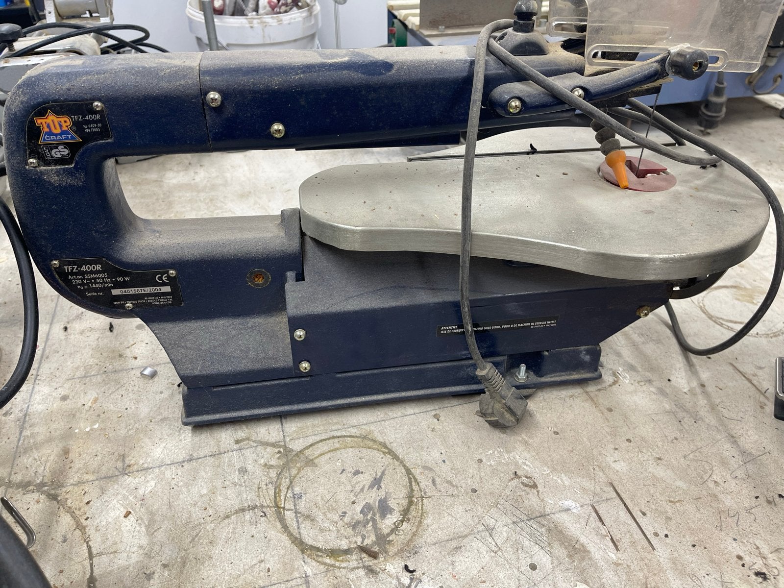 Figuurzaagmachine Top Craft TFZ-400R, Ophalen, Gebruikt, Minder dan 600 watt, Figuurzaag