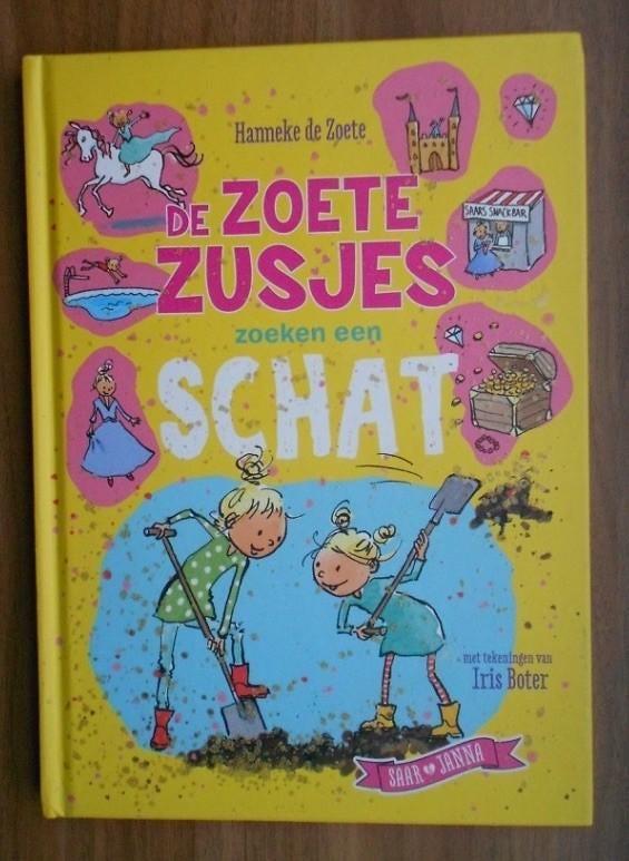 4x De Zoete ZUSJES - Sinterklaas Schat Moppen = Saar + Janna, Ophalen, Zo goed als nieuw, Fictie algemeen