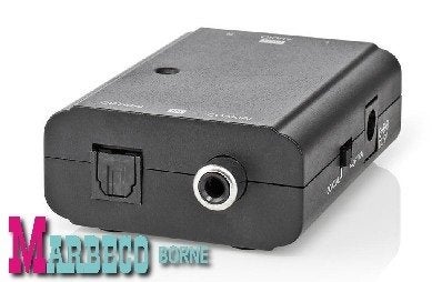 Digitale Audioconverter, Input S/PDIF-TosLink, Output 2x RCA, Nedis, Nieuw, Info@marbeco.nl, Ophalen of Verzenden
