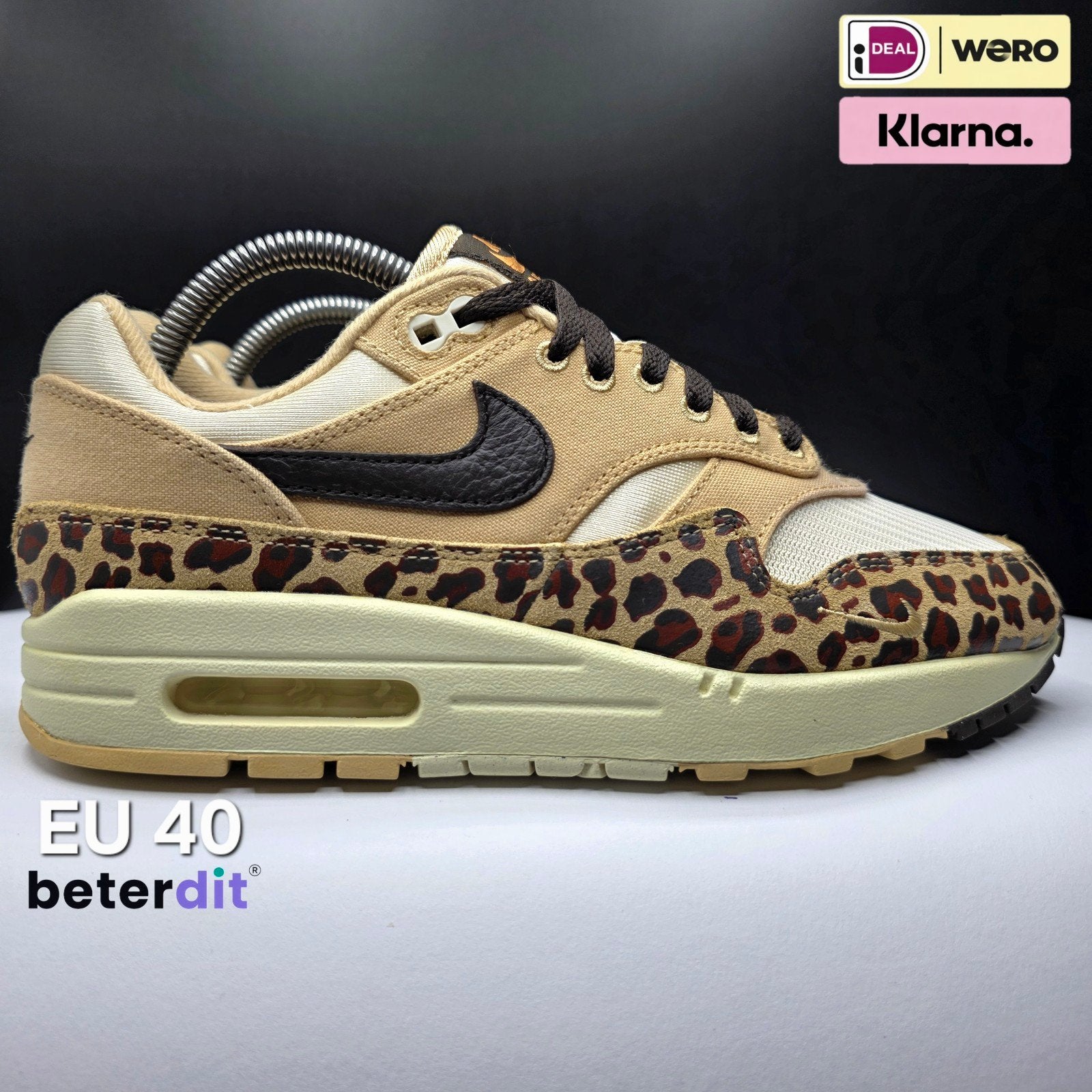 Nike Air Max 1 '87 'Sesame Leopard'
Maat: 40, Beige, Ophalen of Verzenden, Nike, Nike