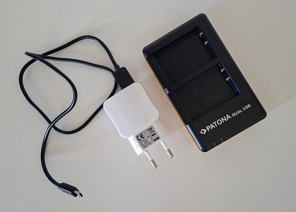 Canon LP-E17 accu duo oplader met USB aansluiting Patona, Acculader, Canon, Zo goed als nieuw, PATONA