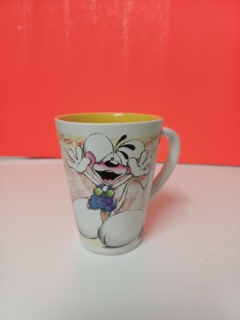 Diddl Beker - Hiep Hiep Hoera Beker, Verzamelen, Diddl, Ophalen of Verzenden, Diddl, Gebruikt, Servies