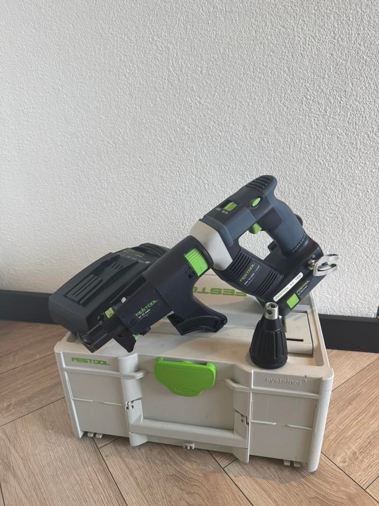 Festool DWC 18-4500 Basic Accu bandschroefmachine DURADRIVE, Ophalen, Zo goed als nieuw, Boor- en Schroefmachine