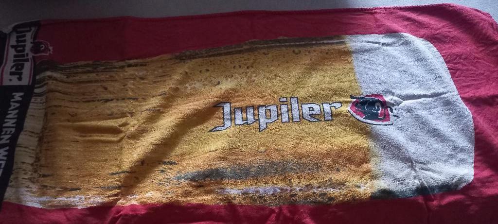 strandlaken Jupiler 70 x 150 cm, Verzamelen, Ophalen of Verzenden, Zo goed als nieuw, Overige typen, Jupiler