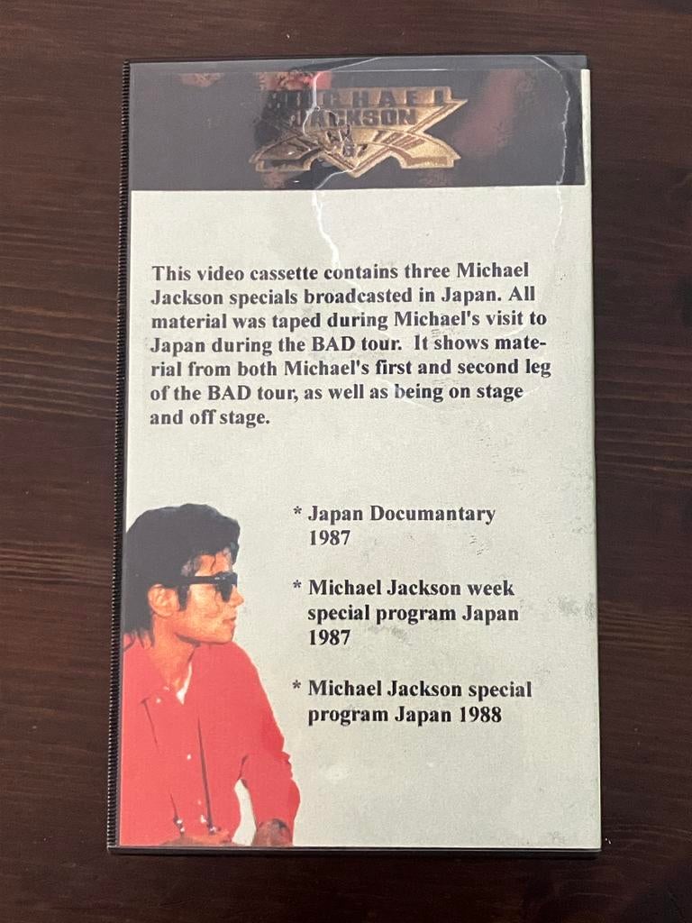 Michael Jackson bootleg videoband Japan 1997, Ophalen of Verzenden, Gebruikt