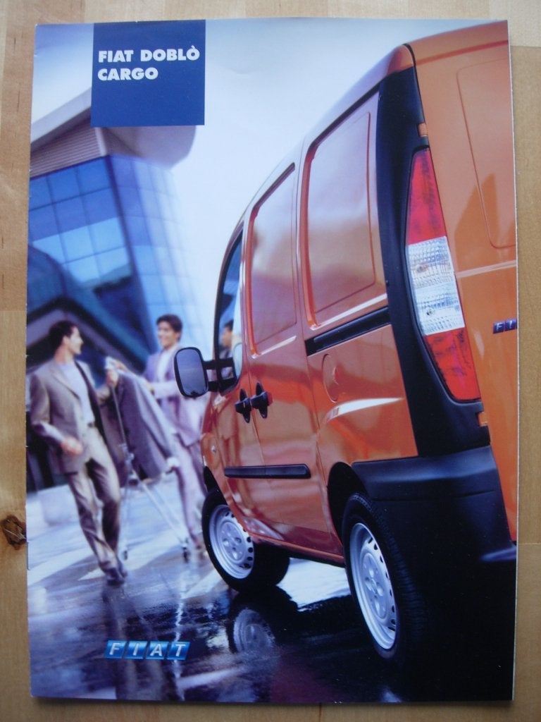 Fiat Doblo Cargo 2001 Brochure – Bedrijfswagen Bestelwagen, Ophalen of Verzenden, Zo goed als nieuw, Overige merken, Fiat