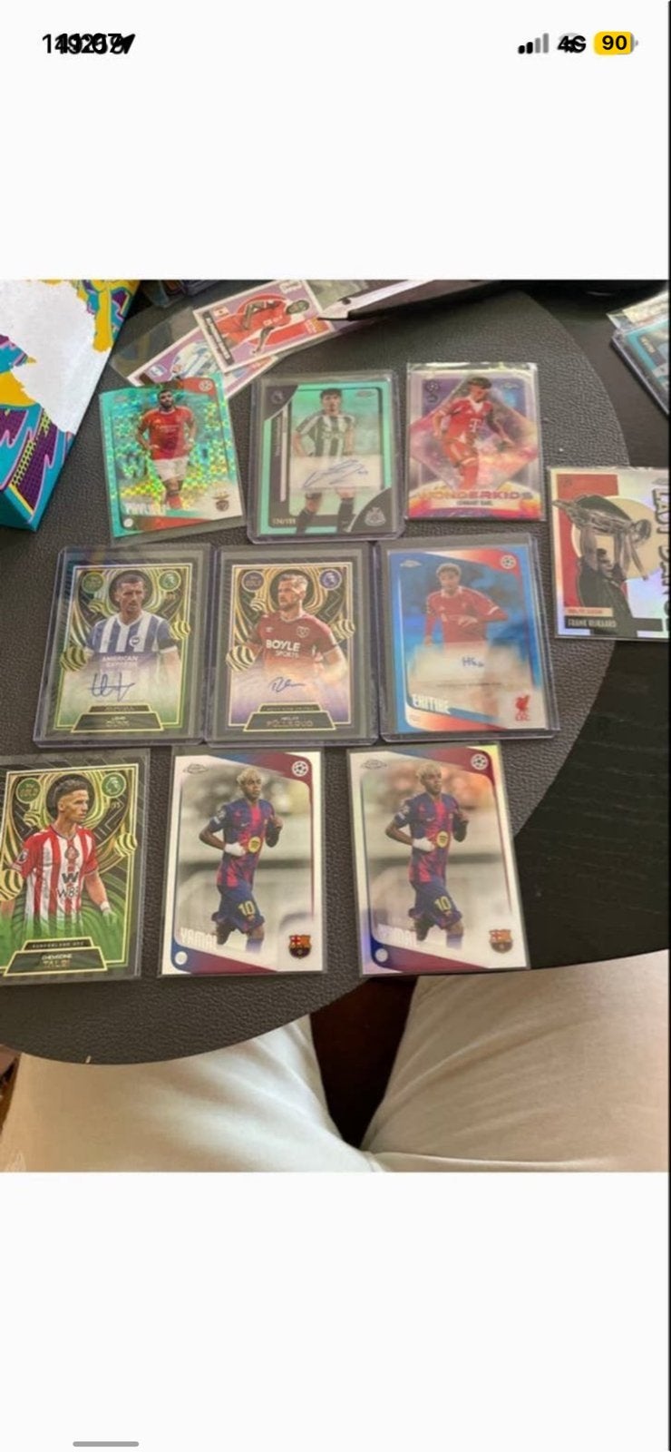 Voetbal Spelerskaarten - Diverse Clubs en Spelers, Verzamelen, Ophalen of Verzenden, Zo goed als nieuw, Buitenlandse clubs, Spelerskaart
