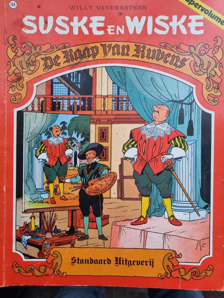 Suske en Wiske - De Raap van Rubens (Supervolume 164), Eén stripboek, Ophalen of Verzenden, Gelezen, Willy Vandersteen