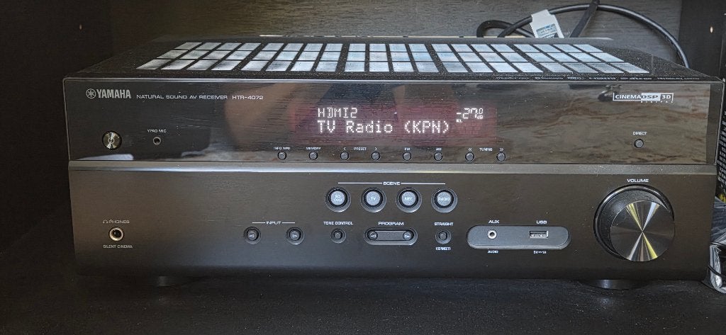 Yamaha AVR HTR-4072 (incl Dali Surround set), Ophalen, Gebruikt, Yamaha, 120 watt of meer