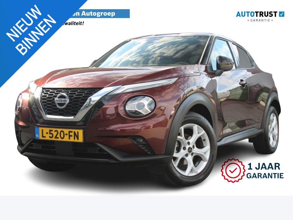 Nissan Juke 1.0 DIG-T N-Connecta | Incl. 12 maanden garantie, Auto's, Stof, Euro 6, Origineel Nederlands, Bedrijf