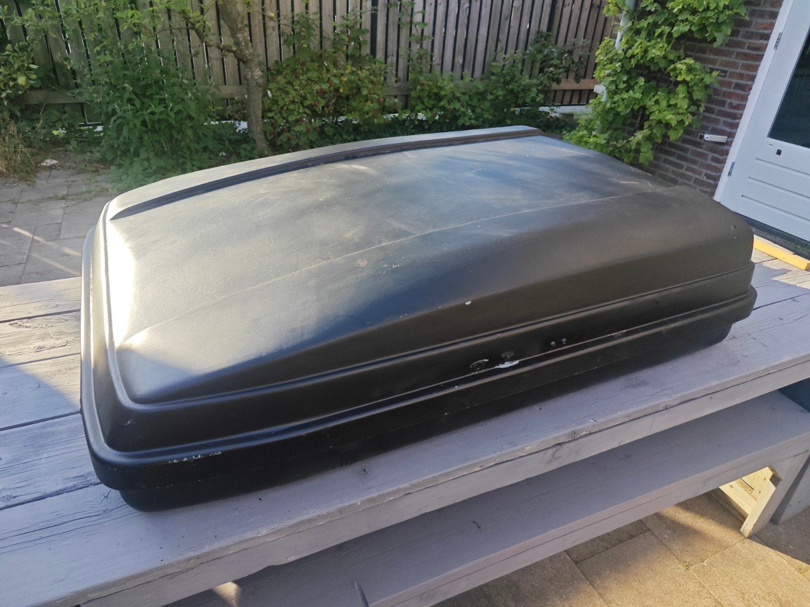 Thule dakkoffer 350-400 liter met slot en sleutel, Ophalen, Gebruikt