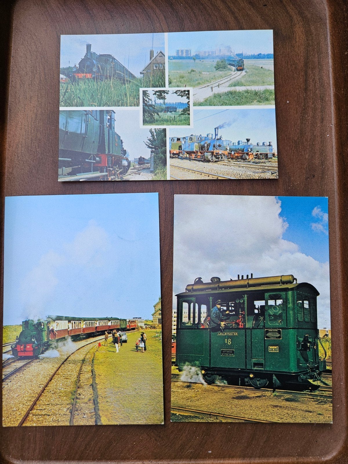 ansichtkaarten tram/trein, Ophalen of Verzenden, Zo goed als nieuw, Tram, Kaart of Prent